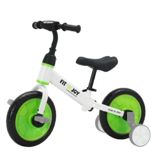 UBRAVOO Fit 'n Joy Beginner Toddler Training Bicycle for Boys Girls 2-4, 4-in-1 Kids Balance Bike with Pedals & Training Wheels